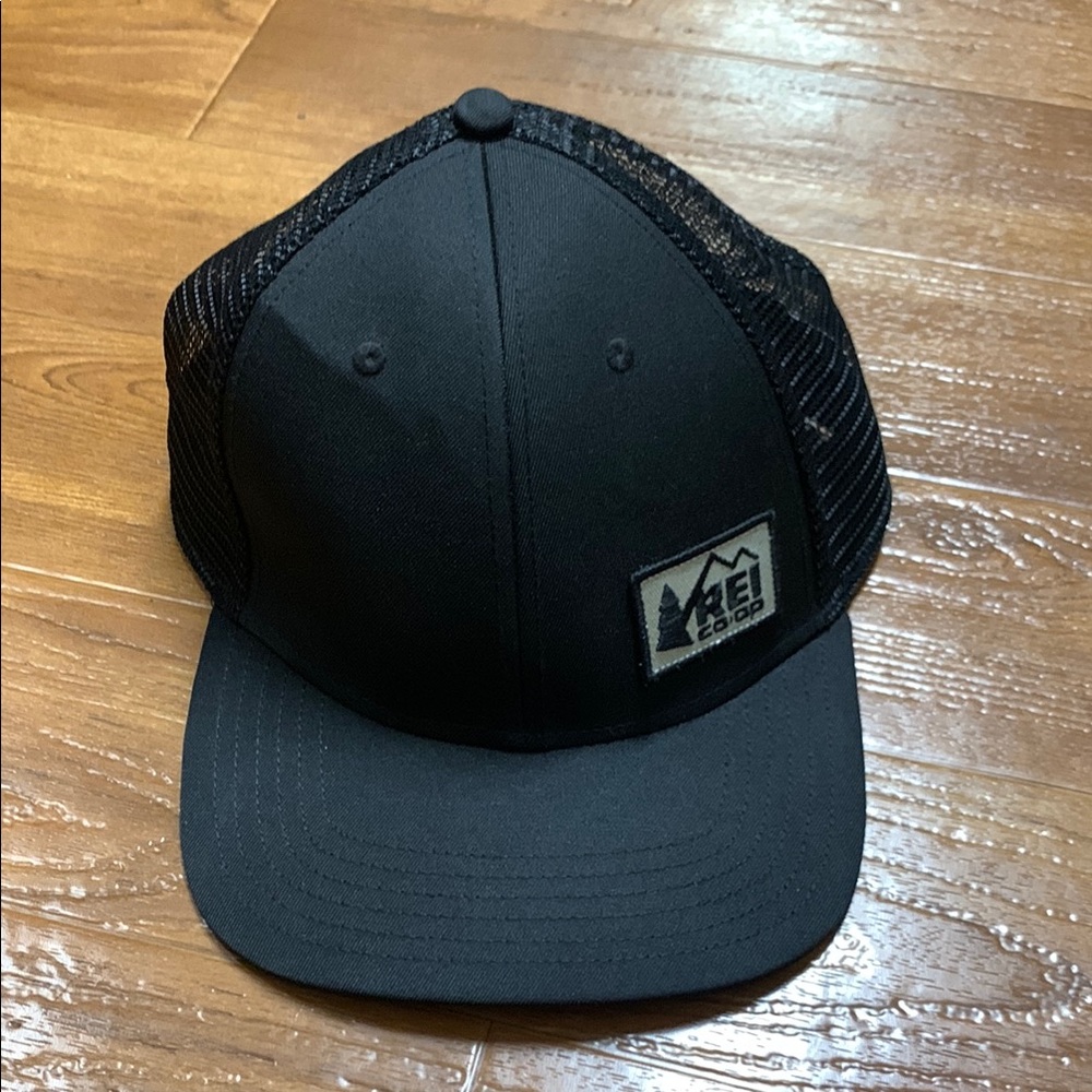 REI Co-op Black Mesh Trucker Hat